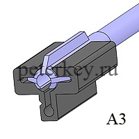 Адаптер для изготовления ключей Mul-T-Lock esety omega