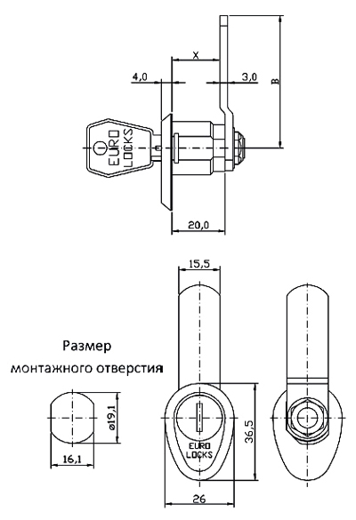 Почтовые замки EuroLocks под один ключ и в мастер системе